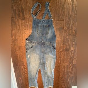 Denim overalls